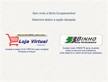 Tablet Screenshot of binhoescapamentos.com.br